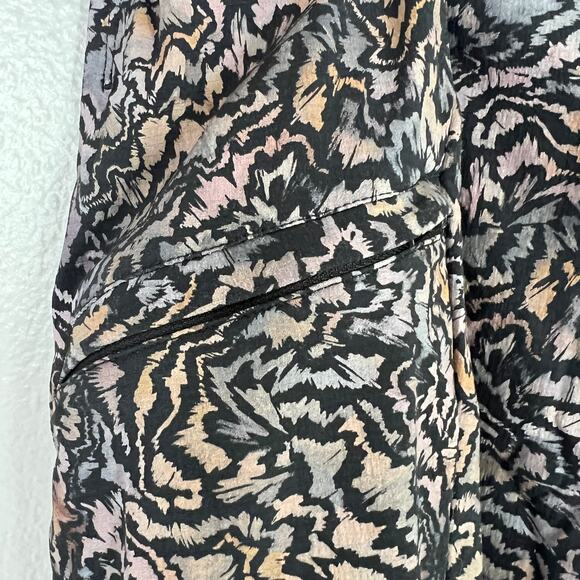 Athleta Trekkie North Jogger Pants Kinetic Abstract 533655 Women's Size 10 Black - Picture 6 of 14